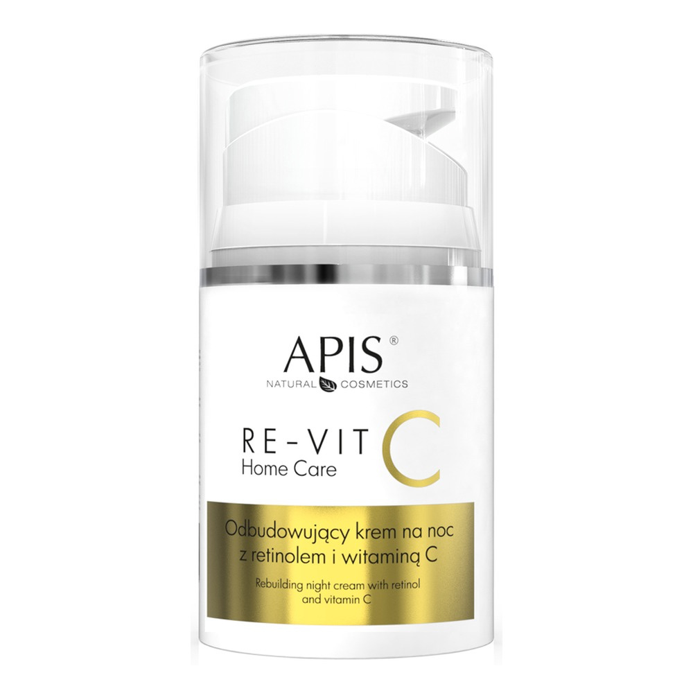 Apis Re-Vit C Home Care Odbudowujący Krem na Noc z Witaminą C i Retinolem dla Skóry Szarej Pozbawionej Blasku 50ml
