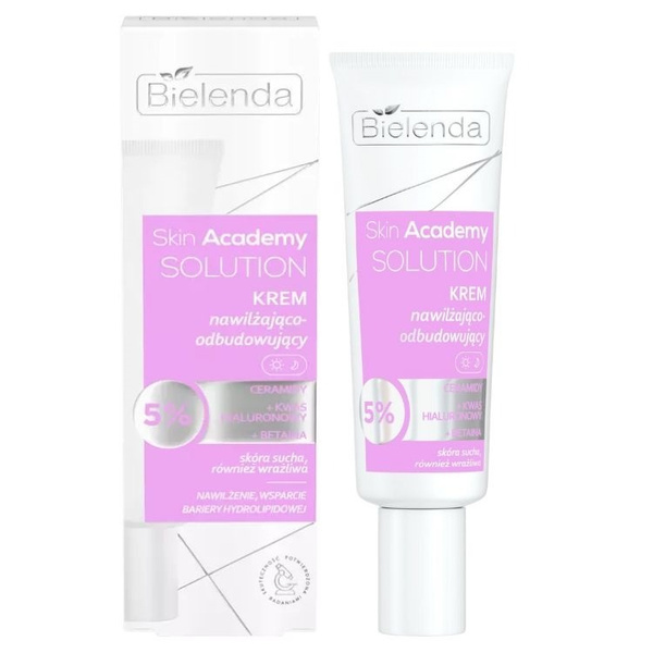 Bielenda Skin Academy Solutions Nawilżająco-Odbudowujący Krem 5% Ceramidy 50ml