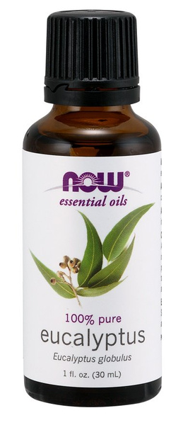 NOW Foods Olejek Eteryczny Eukaliptusowy Rewitalizujący i Oczyszczający 30ml