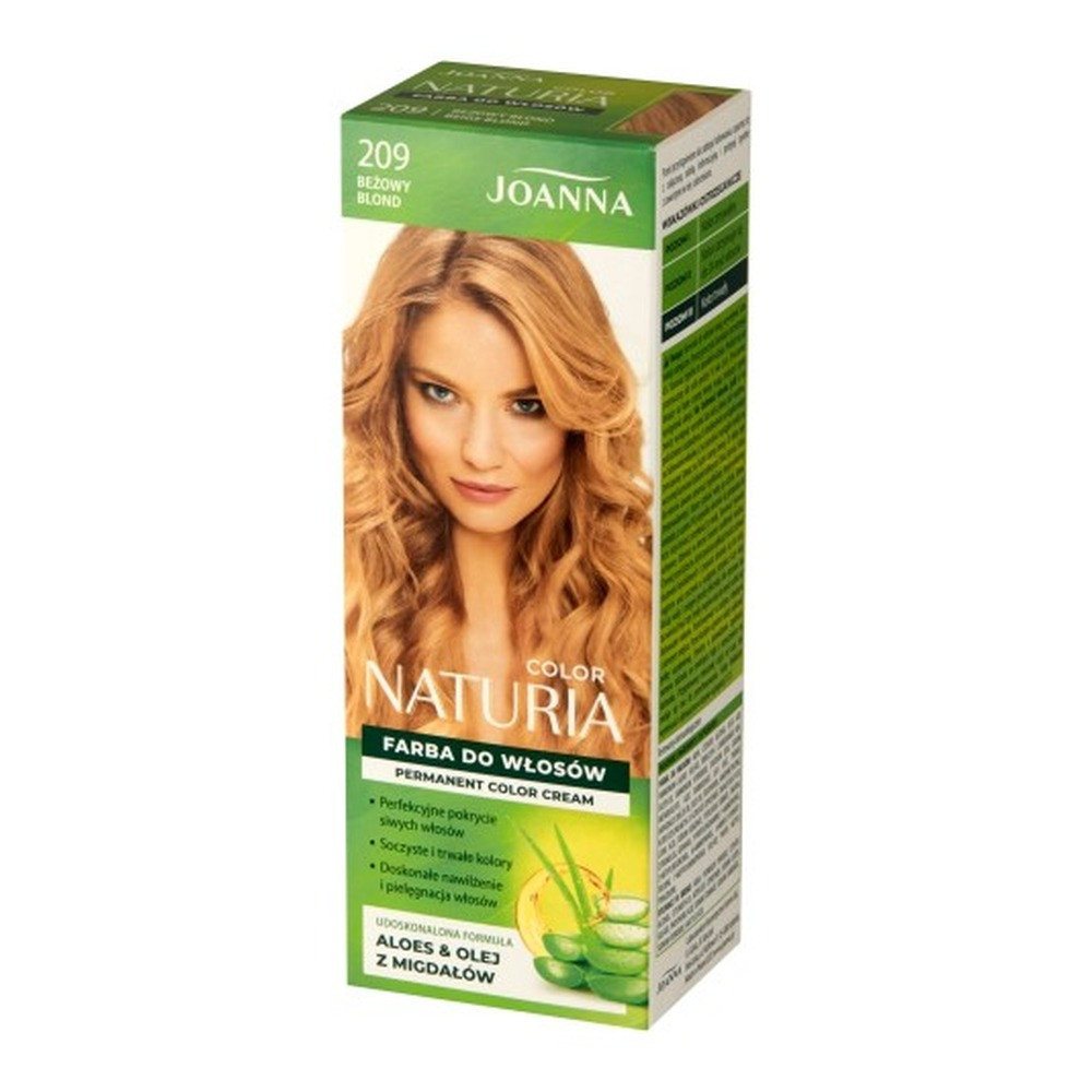 Joanna Naturia Color Farba do Włosów z Proteinami 209 Beżowy Blond 100ml