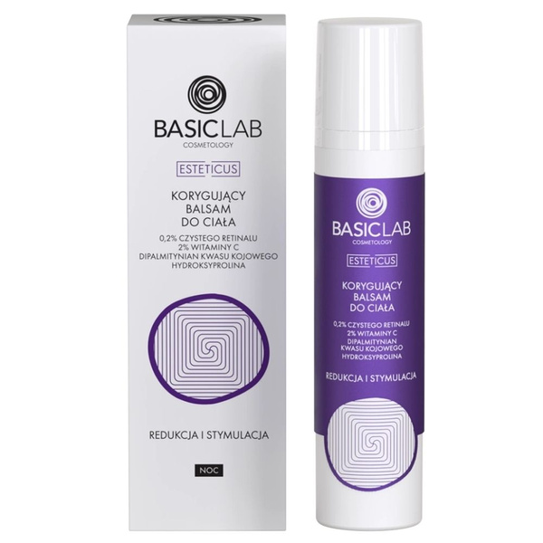 BasicLab Cosmetology Korygujący Balsam do Ciała z 0,2% Retinalem 100ml