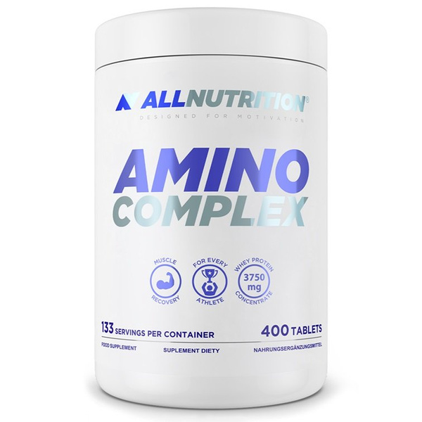 Allnutrition Amino Complex Koncentrat Białka w Tabletkach Na Masę Mięśniową i Regenerację 400 Tabletek