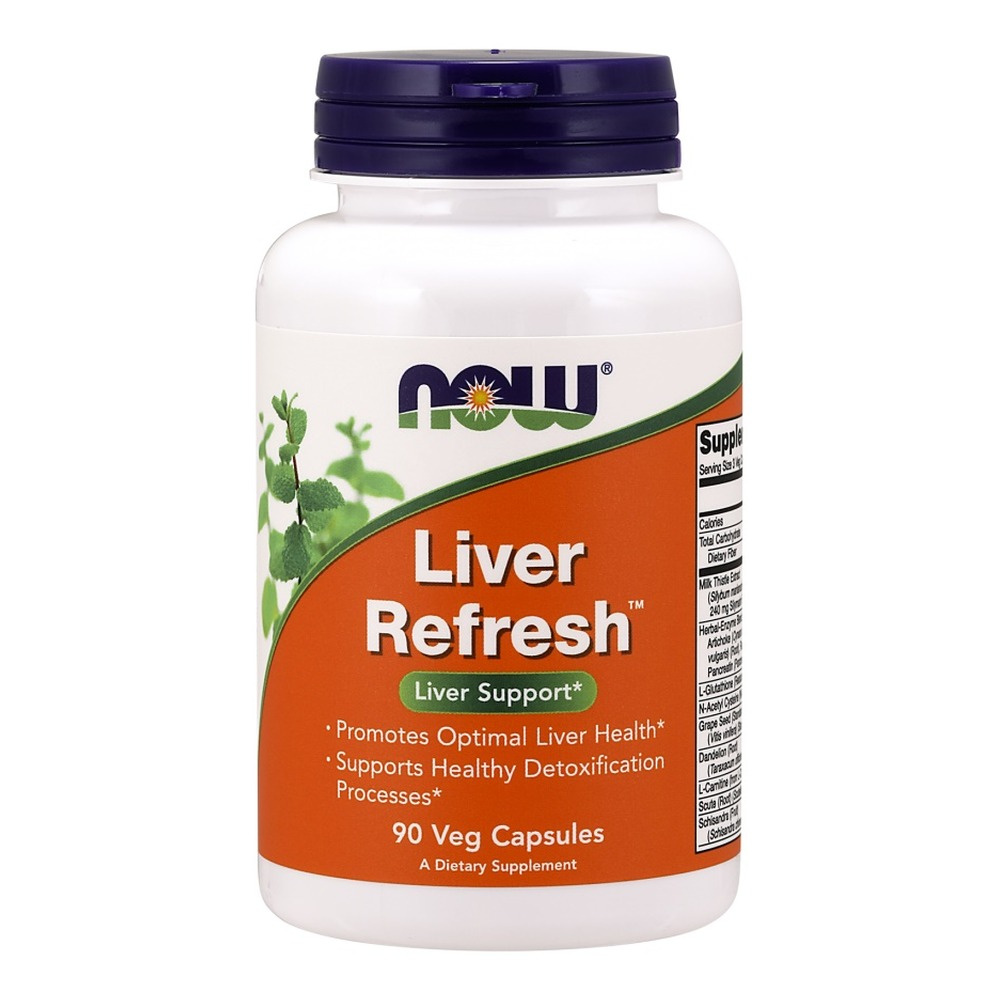 Now Foods Liver Refresh Wspiera Procesy Detoksykacji Organizmu 90 Kapsułek