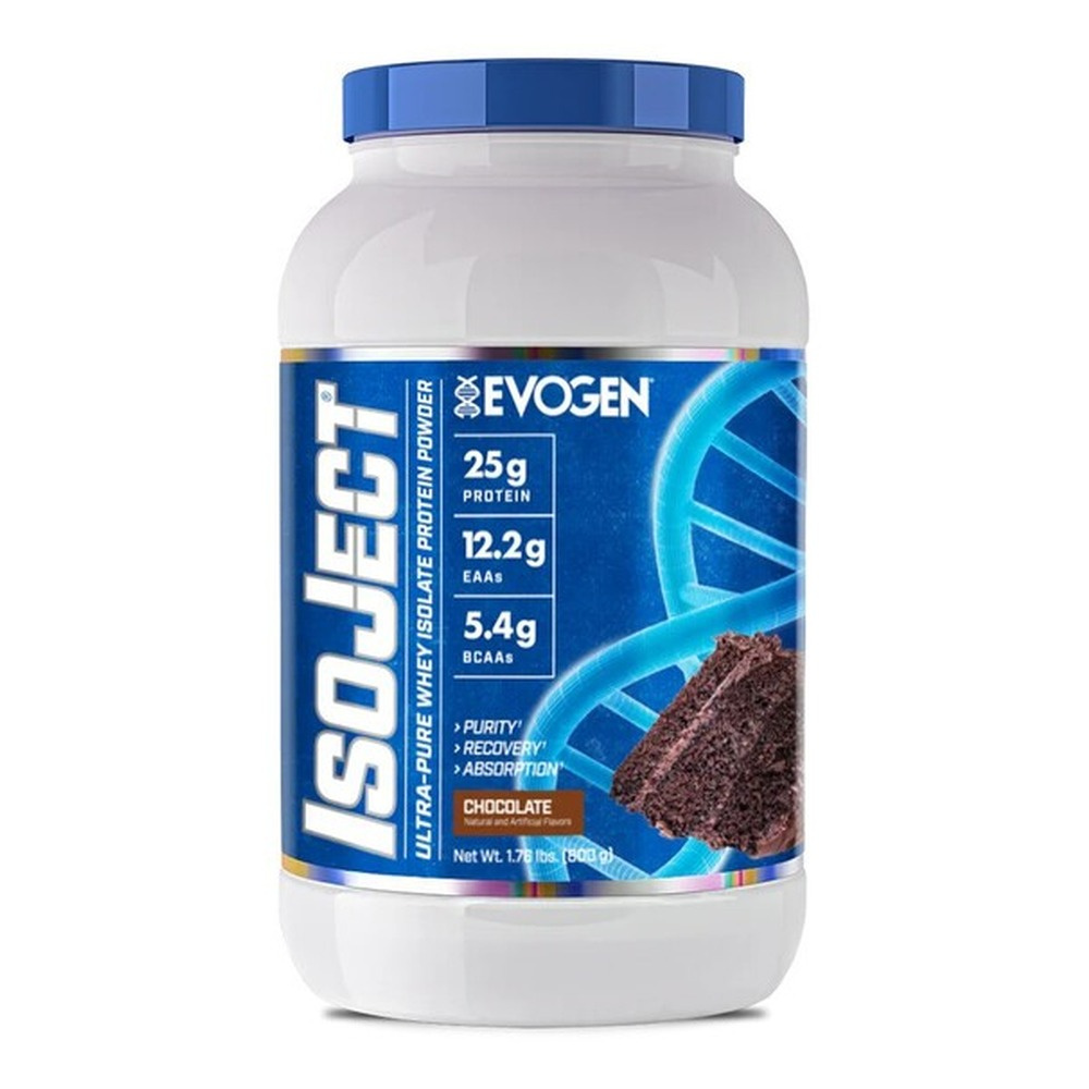 Evogen IsoJect Izolat Białka Serwatkowego Czekoladowy Na Budowę Masy Mięśniowej 800g