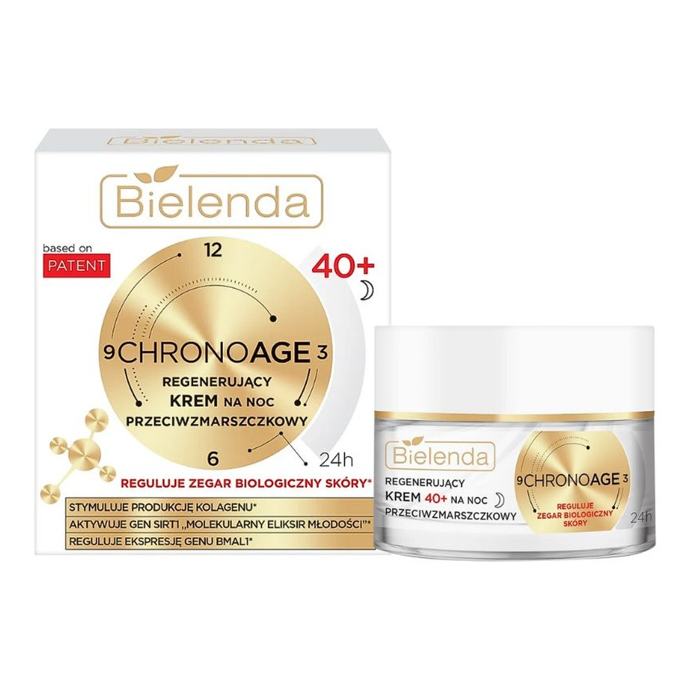 Bielenda Chrono Age 24H Regenerujący Krem Przeciwzmarszczkowy 40+ na Noc 50ml