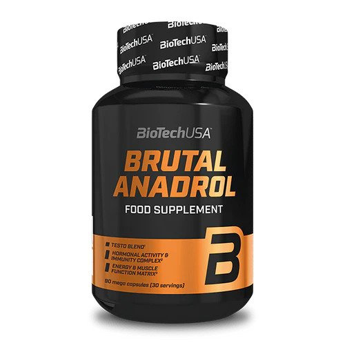 BioTechUSA Brutal Anadrol Suplement Przedtreningowy na Wydajność 90 Kapsułek