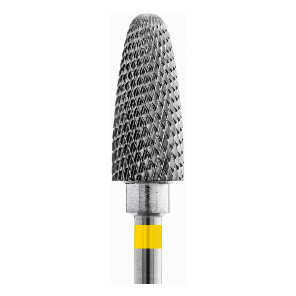 IQ Nails Frez z Węglika Wolframu Kształt Szyszki Superfine Crosscut 6mm do Polerowania Wstępnego Paznokci 274.110.060 1 Sztuka