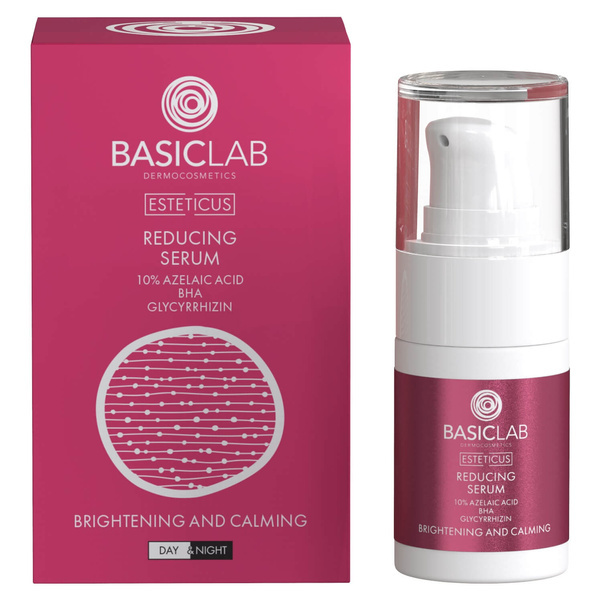BasicLab Dermokosmetyki Serum Redukujące Zaczerwienienia do Skóry Naczynkowej 15ml