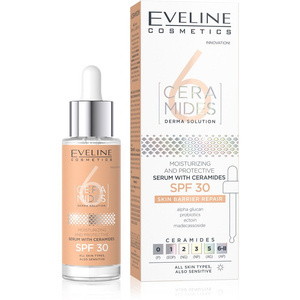 Eveline 6 Ceramides Nawilżająco-Ochronne Serum z SPF30 30ml