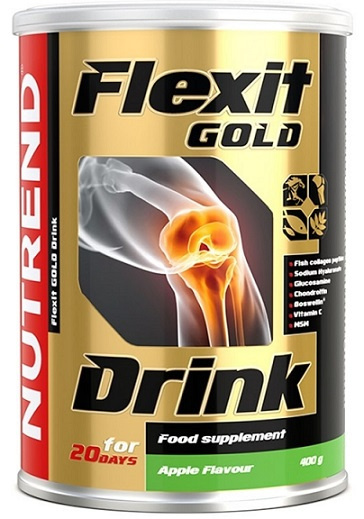 Nutrend Flexit Gold Drink Jabłkowy Napój w Proszku na Stawy 400g