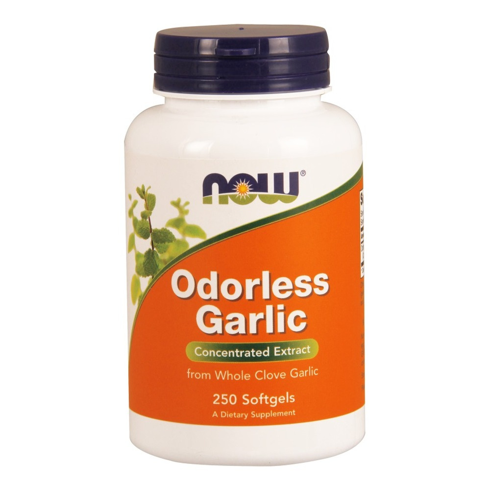 Now Foods Odorless Garlic Czosnek Bezzapachowy 250 Kapsułek