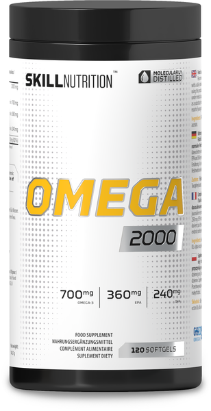 Skill Nutrition Omega 2000 Wsparcie Serca i Mózgu 120 kapsułek