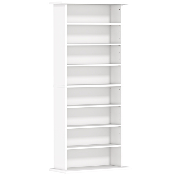 HOMCOM 360 CD Storage Unit - White