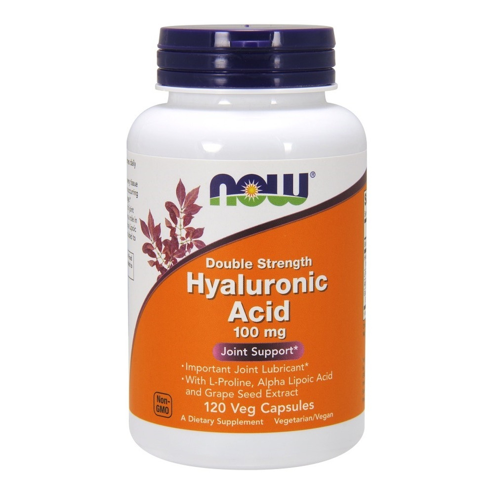 Hyaluronic Acid, 100mg Double Strength - 120 vcaps
