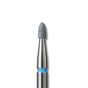 IQ Nails Diamentowy Frez do Paznokci w Kształcie Płomienia Średnio Drobne 1,6mm, do Manicure i Pedicure 257.524.016 1 Sztuka