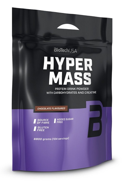 BioTechUSA Hyper Mass Gainer z Kreatyną na Wzrost Masy Mięśniowej 6800g