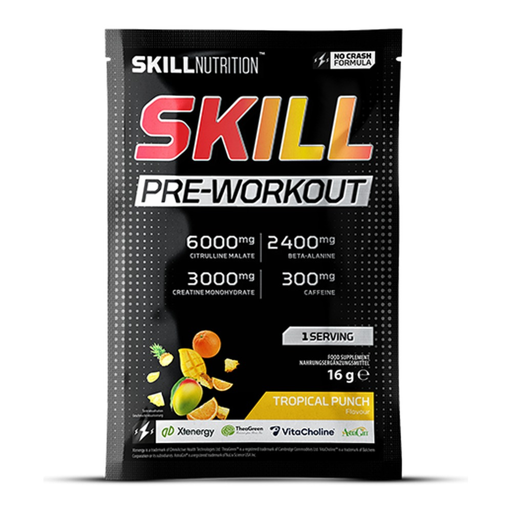 Skill Nutrition Skill Pre-Workout Poncz Tropikalny 16g 1 porcja