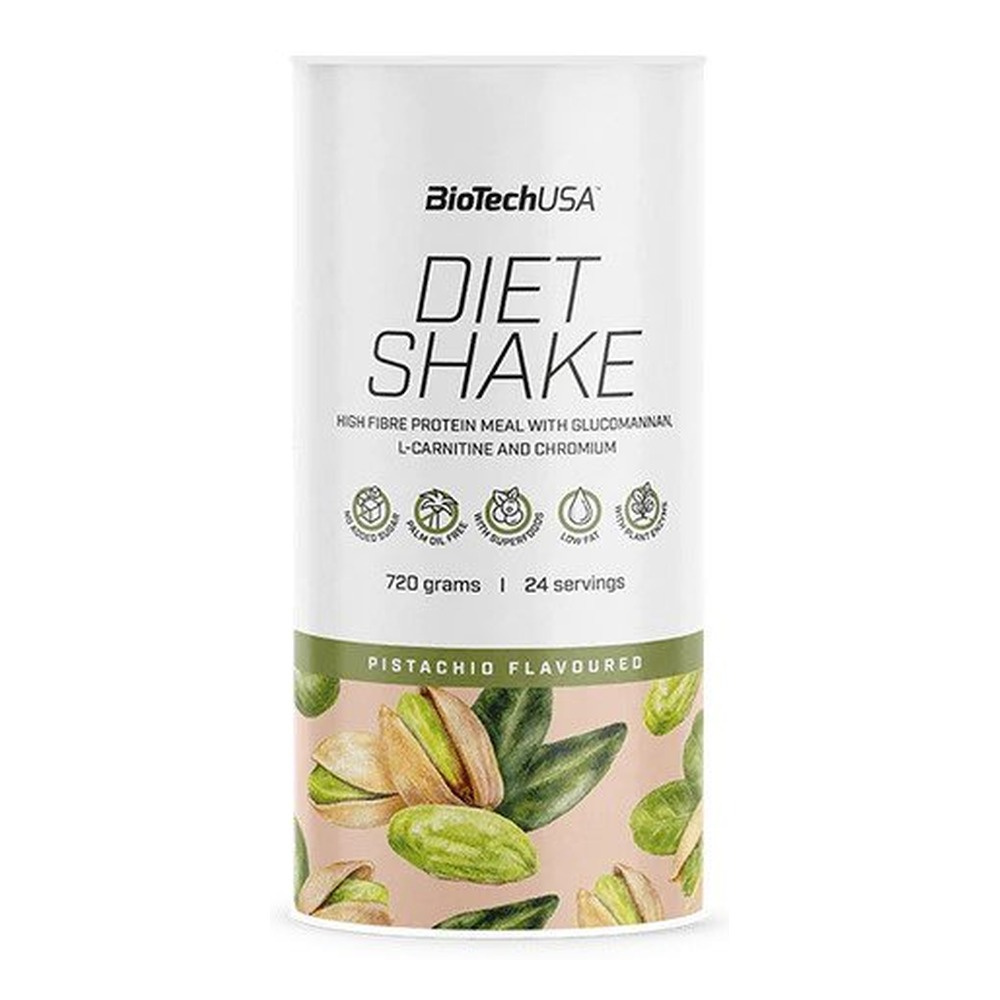 BioTechUSA Diet Shake Pistacjowy Koktajl Białkowy w Proszku na Kontrolę Wagi 720g