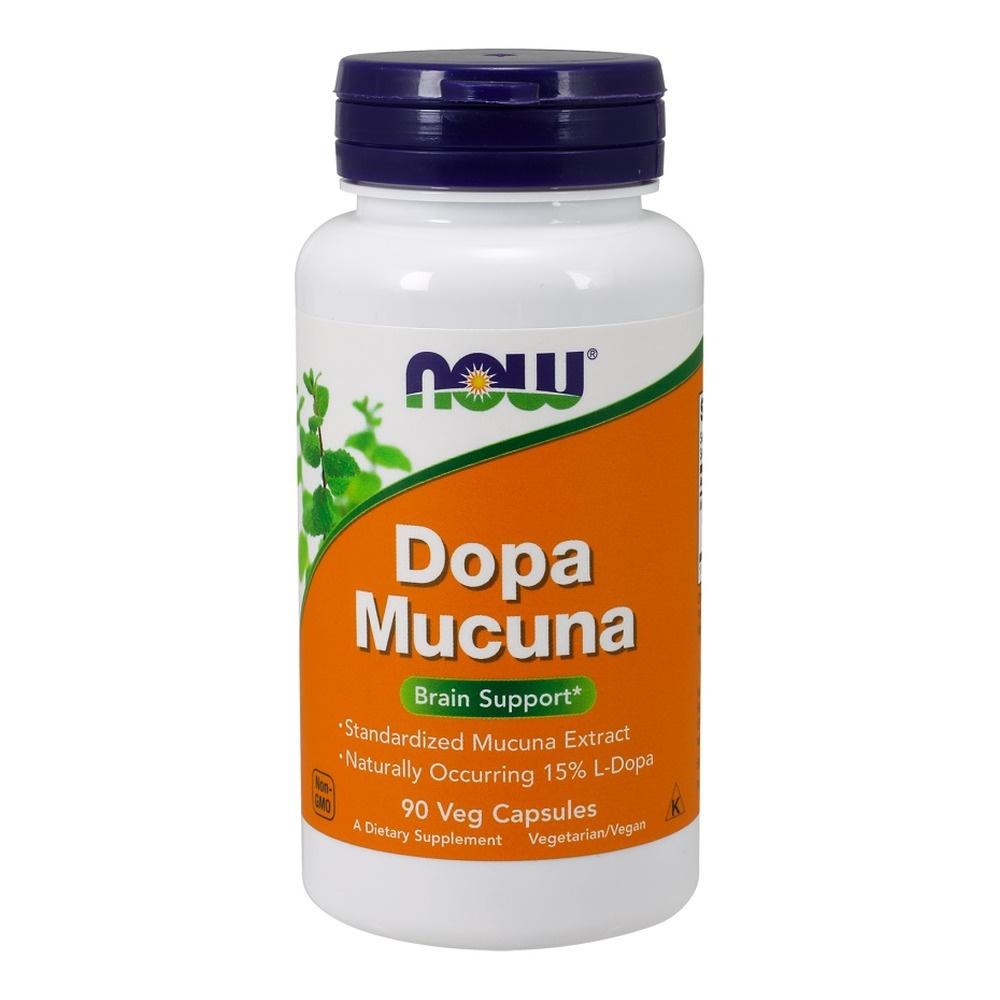 Now Foods Dopa Mucuna 90 Kapsułek
