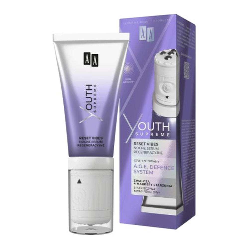 Aa Youth Supreme Reset Vibes Odżywcze Serum Nocne 30ml