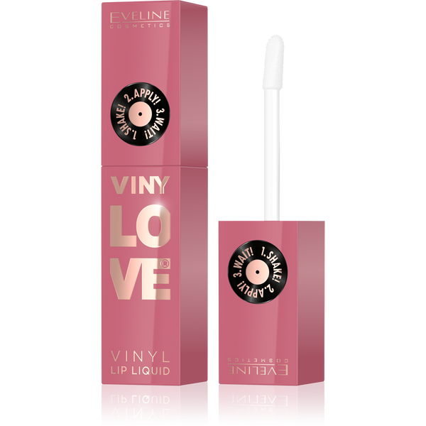 Eveline VinyLove Płynna Pomadka Winylowa z Efektem Gloss Nr 05 Rosy 4 ml