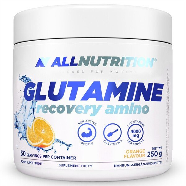 Allnutrition Glutamine Recovery Amino Proszek z Tauryną Na Regenerację Mięśni 250g