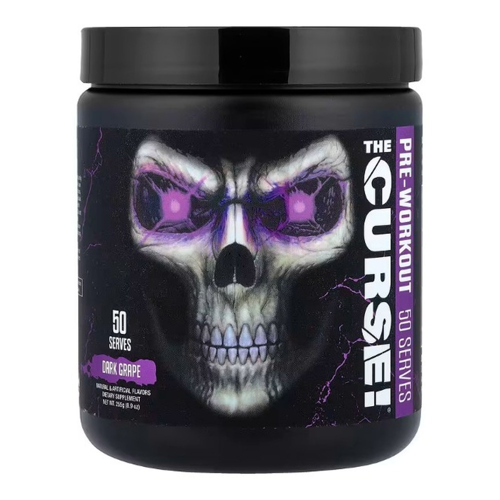JNX Sports The Curse! Przedtreningówka w Proszku na Energię i Skupienie Ciemne Winogrono 250g