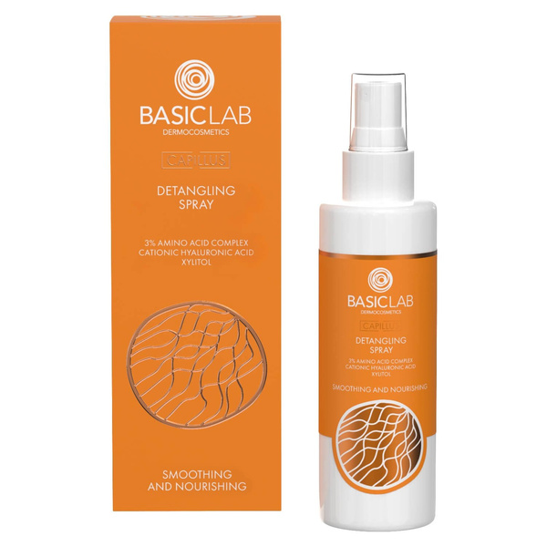 BasicLab Capillus Wygładzający Spray Ułatwiający Rozczesywanie 150ml