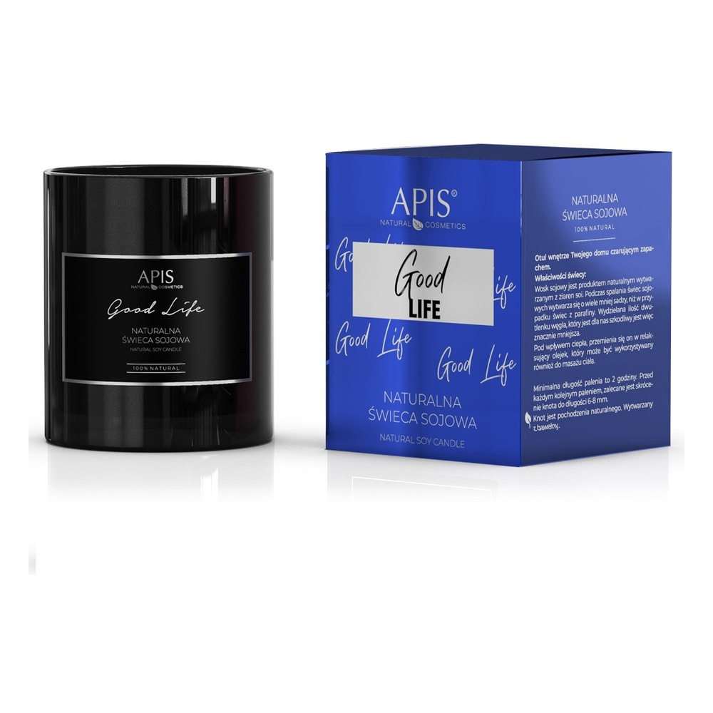 Apis Good Life Naturalna Świeca Sojowa 220g