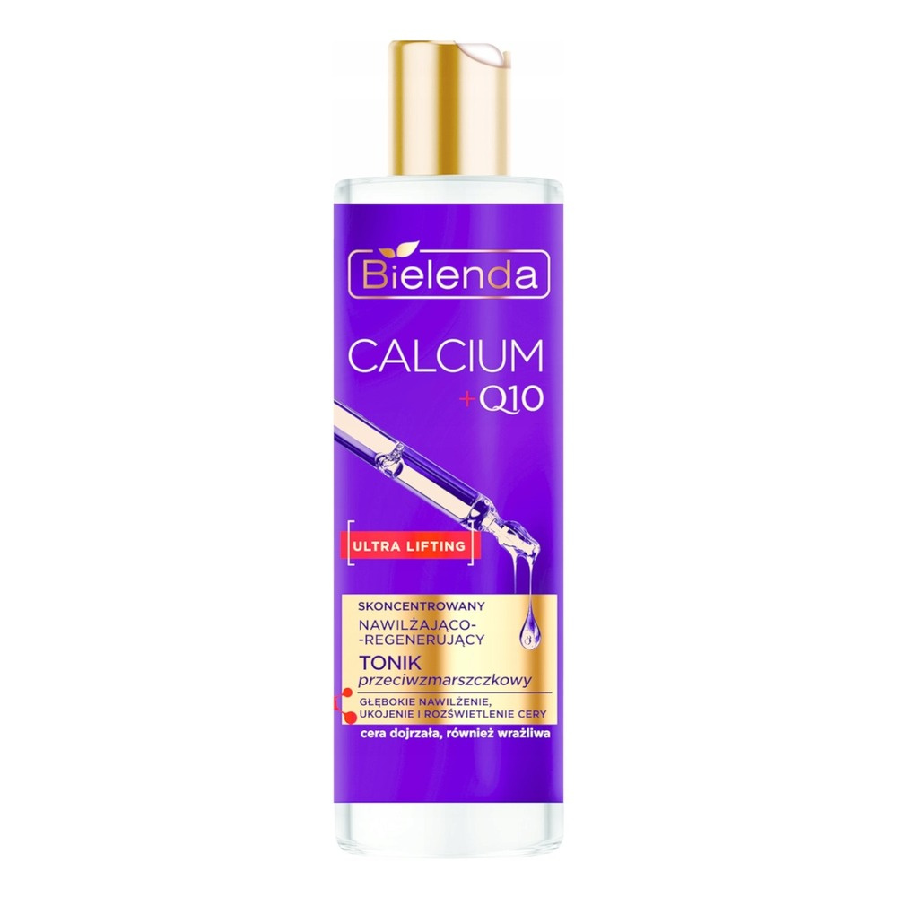 Bielenda Calcium + Q10 Nawilżająco-Regenerujący Tonik Przeciwzmarszczkowy 200ml