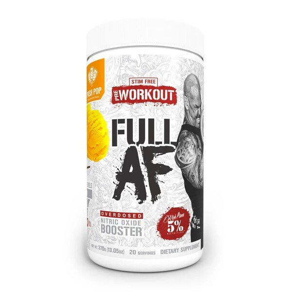 5% Nutrition Full AF Przedtreningówka w Proszku bez Stymulantów na Pompę Mięśniową 370g
