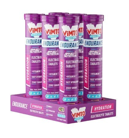 Applied Nutrition Endurance Hydration Elektrolity w Tabletkach Musujących Vimto Dla Sportowców 120 Tabletek