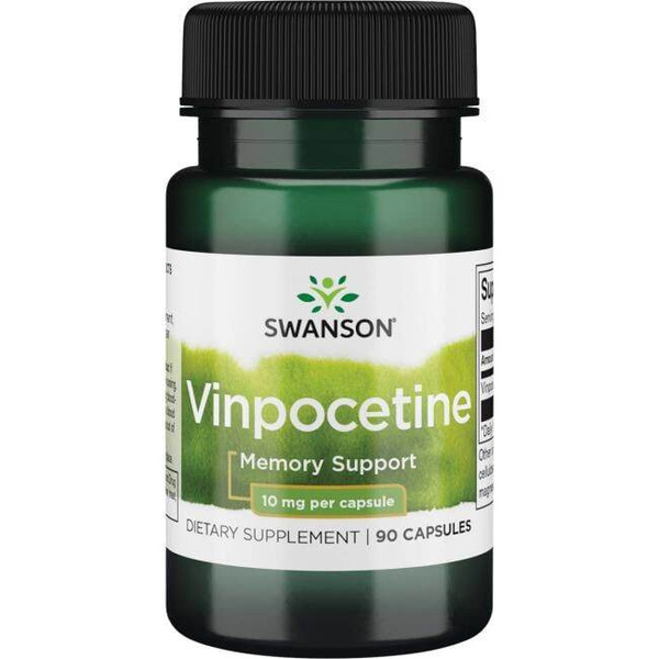 Swanson Winpocetyna 10mg Wspierająca Pamięć i Koncentrację 90 Kapsułek
