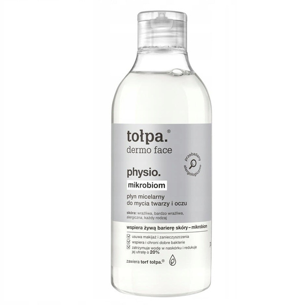 Tołpa Dermo Face Physio Mikrobiom Płyn micelarny do skóry wrażliwej 400ml