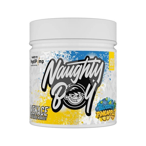 Naughty Boy Menace V2 Przedtreningówka Na Energię Pompę i Skupienie Borówka Ananas 420g