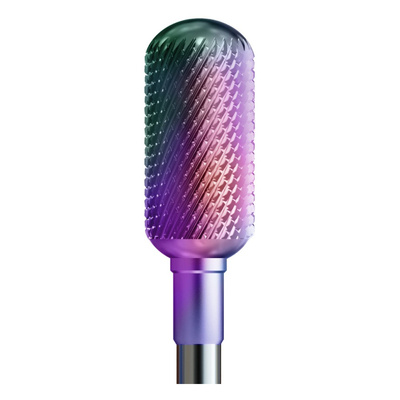 IQ Nails Frez do Paznokci z Węglika Wolframu Zaokrąglony Cylinder Specjalistyczne Nacięcie Poprzeczne 6mm Powłoka KMN Profesjonalne Zastosowanie 147PP XUF HP.060 1 Sztuka