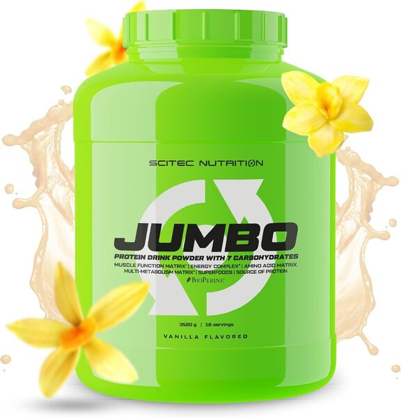 SciTec Jumbo, Vanilla - 3520g