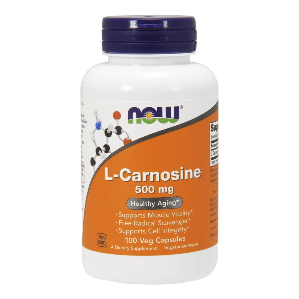 L-Carnosine, 500mg - 100 vcaps
