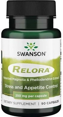 Swanson Relora 250mg Wsparcie w Kontroli Stresu i Apetytu 90 Kapsułek