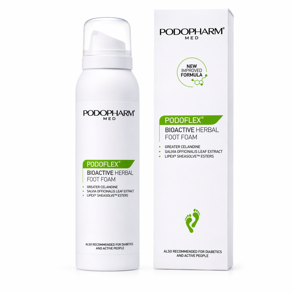 Podopharm Med Podoflex Bioaktywna Ziołowa Pianka Do Stóp 125ml