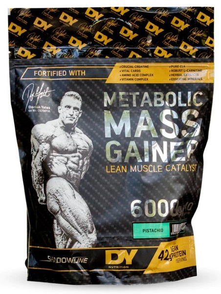 Dorian Yates Metabolic Mass Gainer Pistacjowy dla Sportowców Siłowych 6000g