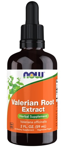 Now Foods Liquid Kozłek Lekarski Waleriana Extract Uspokojenie i Odprężenie 59ml