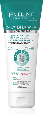 Eveline 3 X Acid Therapy Miracle Peeling Kwasowy AHA BHA PHA 75ml