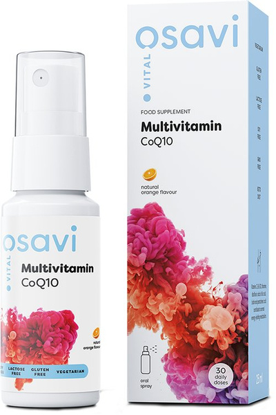 Osavi Multiwitamina z Koenzymem Q10 w Sprayu Pomarańcza 25 ml