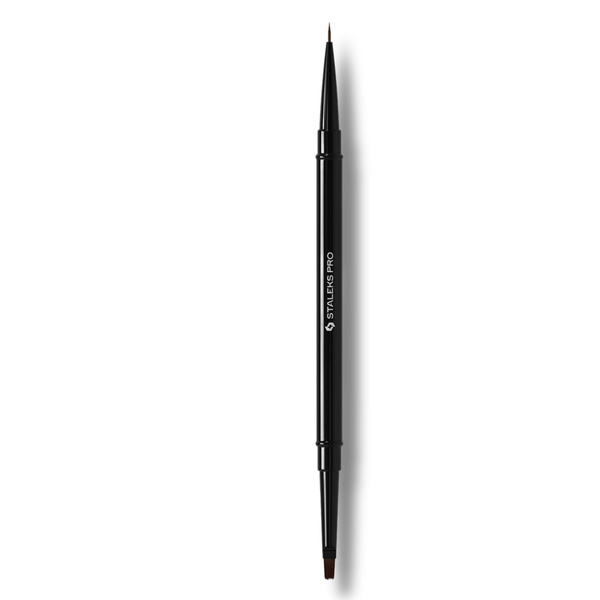 Staleks Pro Pędzelek Dwustronny EXPERT do Żelu 7mm / do Żelu 9mm 1 Sztuka