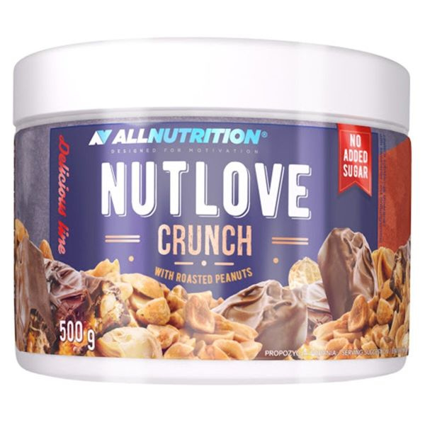 AllNutrition NutLove Crunch Krem Mleczno Czekoladowy z Orzeszkami Ziemnymi 500g
