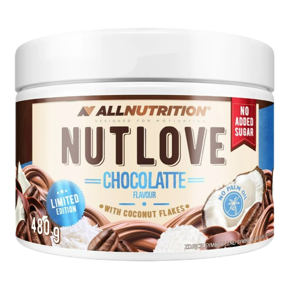 Nutlove, Chocolatte with Coconut Flakes - 480g
