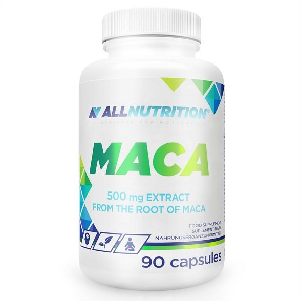 Allnutrition Maca 500mg Ekstrakt z Pieprzycy Peruwiańskiej na Wsparcie Wytrzymałości 90 Kapsułek