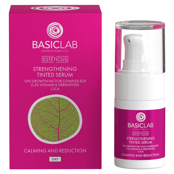 BasicLab Wzmacniające Serum Tonizujące do Skóry Naczynkowej 15ml