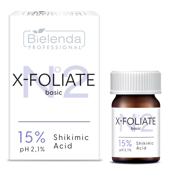 Bielenda Professional X-Foliate Preparat z 15% Kwasem Szikimowym 5ml